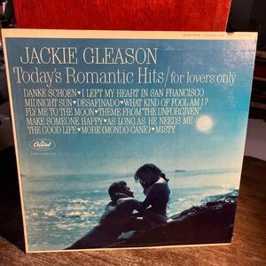 Jackie Gleason Today's Romantic Hits LP Capitol W-1978
